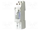 Programmable time switch; 15min÷24h; SPST-NO; 250VAC/16A; IP20 FINDER