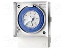 Programmable time switch; 60min÷7days; SPDT; 250VAC/16A; IP20 FINDER