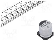 Capacitor: electrolytic; low ESR; SMD; 680uF; 35VDC; Ø10x10mm; ±20% NICHICON