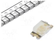 LED; green; SMD; 1608; 1200÷2800mcd; 1.6x0.8x0.55mm; 73°; 20mA VISHAY