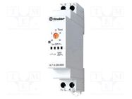 Staircase timer; for DIN rail mounting; 230VAC; SPST-NO; IP20 FINDER