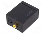 Digital-to-analog converter; 5VDC; Out: RCA socket x2 LOGILINK