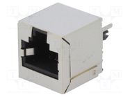 RJ45; socket; PIN: 8; Cat: 6; shielded; Layout: 8p8c; THT; straight ENCITECH