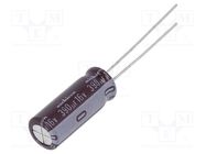 Capacitor: electrolytic; low ESR; THT; 390uF; 16VDC; Ø8x20mm; ±20% NICHICON