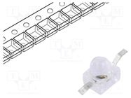 IR transmitter; 2mm; Gull wing; transparent; 8mW; 24°; THT; 100mA ONSEMI