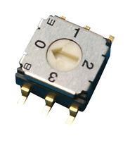 DIP SWITCH, 3POS, SPST, SLIDE, SMD