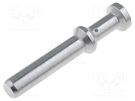 Contact; male; copper alloy; silver plated; 2.5mm2; Han® C; 40A HARTING