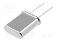 Resonator: quartz; 24.576MHz; ±30ppm; 16pF÷30pF; THT; HC49/U IQD FREQUENCY PRODUCTS