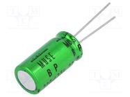 Capacitor: electrolytic; bipolar; THT; 220uF; 35VDC; Ø12.5x25mm NICHICON