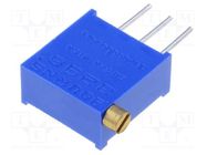 Potentiometer: mounting; multiturn; 2kΩ; 500mW; THT; ±10%; linear BOURNS