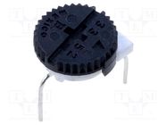 Potentiometer: mounting; single turn,horizontal; 200kΩ; 0.5W; THT BOURNS