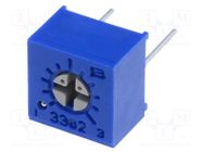 Potentiometer: mounting; single turn,horizontal; 20kΩ; 500mW BOURNS