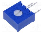 Potentiometer: mounting; single turn,vertical; 20kΩ; 500mW; ±10% BOURNS