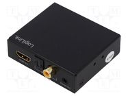 Splitter; Support: HDCP; black; Input: HDMI socket 