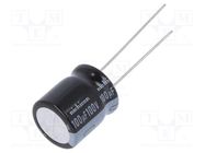 Capacitor: electrolytic; THT; 100uF; 100VDC; Ø12.5x15mm; Pitch: 5mm NICHICON