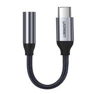 Ugreen Headphone Adapter with 3.5mm mini jack to USB Type C 10cm gray (30632), Ugreen