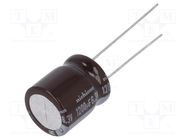 Capacitor: electrolytic; low ESR; THT; 1200uF; 6.3VDC; Ø12.5x15mm 