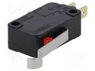 Microswitch SNAP ACTION; 0.1A/125VAC; 0.1A/30VDC; SPDT; ON-(ON) OMRON Electronic Components