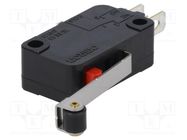 Microswitch SNAP ACTION; 0.1A/125VAC; 0.1A/30VDC; SPDT; ON-(ON) OMRON Electronic Components