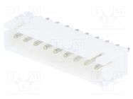 Connector: wire-board; socket; male; XH; 2.5mm; PIN: 9; THT; 250V; 3A 