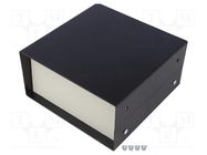 Enclosure: with panel; 1458; X: 152mm; Y: 152mm; Z: 76mm; steel sheet HAMMOND
