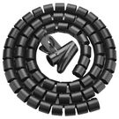 Ugreen mask cable organizer 1,5m black (30818), Ugreen