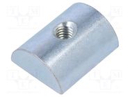 Nut; for profiles; Width of the groove: 12mm; steel; zinc; T-slot FATH