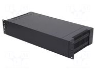 Enclosure: rack mounting; Standard: 19"; 2U; black; Z: 86mm; X: 431mm GAINTA
