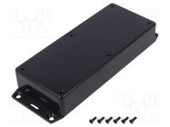 Enclosure: multipurpose; X: 71mm; Y: 165mm; Z: 30mm; 1591; ABS; black HAMMOND