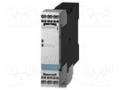 Module: voltage monitoring relay; for DIN rail mounting; DPDT SIEMENS