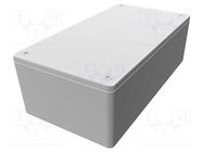 Enclosure: multipurpose; X: 82mm; Y: 152mm; Z: 50mm; 1591XX; ABS; grey HAMMOND