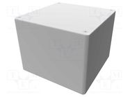 Enclosure: multipurpose; X: 120mm; Y: 120mm; Z: 94mm; 1591S; ABS; grey HAMMOND