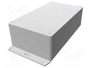 Enclosure: multipurpose; X: 110mm; Y: 191mm; Z: 62mm; 1591; ABS; grey HAMMOND