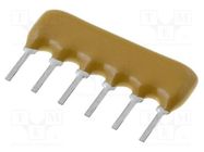 Resistor network: X; THT; 1.2kΩ; ±2%; 0.2W; No.of resistors: 5; 100V BOURNS