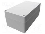 Enclosure: multipurpose; X: 120mm; Y: 221mm; Z: 90mm; 1590Z; black HAMMOND