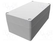 Enclosure: multipurpose; X: 120mm; Y: 221mm; Z: 121mm; 1590Z; natural HAMMOND