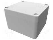 Enclosure: multipurpose; X: 75mm; Y: 80mm; Z: 52mm; 1590Z; aluminium HAMMOND