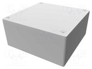 Enclosure: multipurpose; X: 92mm; Y: 92mm; Z: 38mm; 1590; aluminium HAMMOND