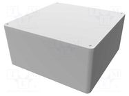 Enclosure: multipurpose; X: 120mm; Y: 120mm; Z: 59mm; 1590W; natural HAMMOND