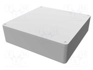 Enclosure: multipurpose; X: 120mm; Y: 120mm; Z: 34mm; 1590; aluminium HAMMOND