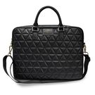 Guess Quilted bag for a 16&quot; laptop - black, Guess