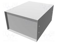 Enclosure: with panel; vented; 1458; X: 203mm; Y: 254mm; Z: 127mm 