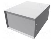 Enclosure: with panel; vented; 1458; X: 203mm; Y: 254mm; Z: 127mm HAMMOND