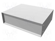 Enclosure: with panel; 1458; X: 254mm; Y: 203mm; Z: 76mm; steel sheet HAMMOND