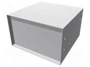 Enclosure: with panel; 1458; X: 203mm; Y: 203mm; Z: 127mm; steel; blue HAMMOND