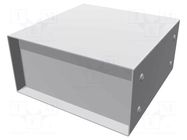 Enclosure: with panel; 1458; X: 152mm; Y: 152mm; Z: 76mm; steel; blue HAMMOND