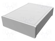 Enclosure: with panel; 1455; X: 165mm; Y: 220mm; Z: 51mm; aluminium HAMMOND