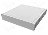 Enclosure: with panel; 1455; X: 165mm; Y: 160mm; Z: 30mm; aluminium HAMMOND