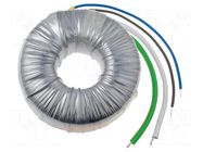 Transformer: toroidal; 200VA; 230VAC; 60V; 3.333A; Leads: cables TALEMA