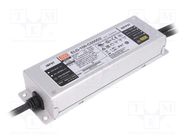 Power supply: switched-mode; LED; 100W; 100÷200VDC; 500mA; IP67 MEAN WELL